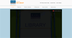 Desktop Screenshot of library.kdupg.edu.my
